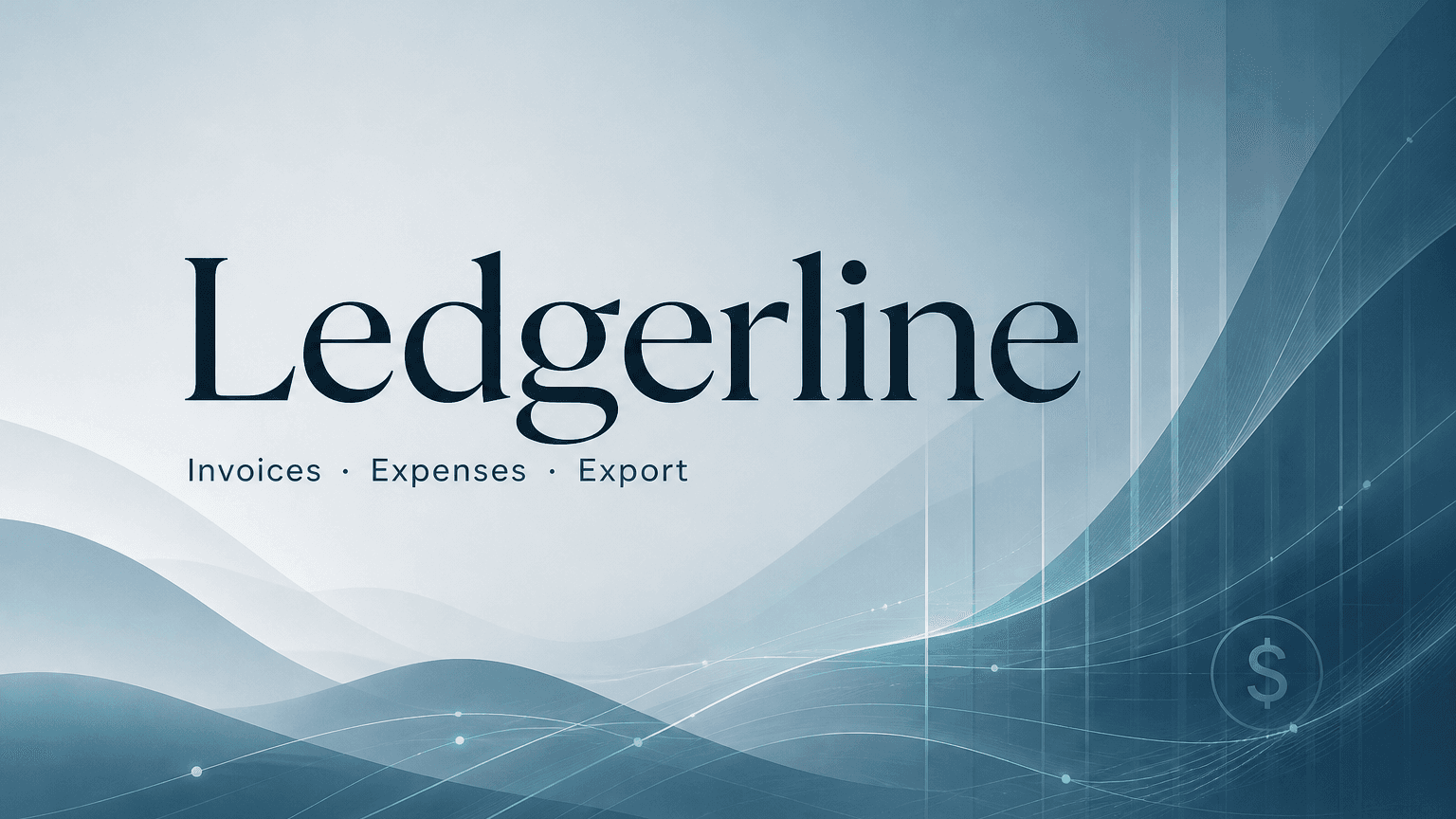 Ledgerline invoices and expenses marketing visual