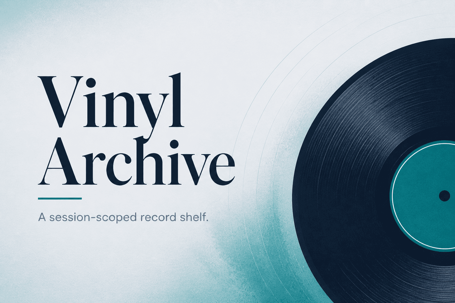 Vinyl Archive CRUD collection marketing visual